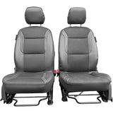 Car Seat Covers Leatherette & Memory Foam Front Pair