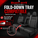 'Heavy Duty Covers' Ford Transit Custom2024+ Leatherette Seat Covers