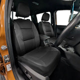 Car Seat Covers Leatherette & Memory Foam Front Pair