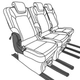 'PSC' Ford Custom Kombi / Tourneo Seat Covers 2023+ | Waterproof Tailored Fit