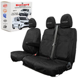 'Custom' Embroidery Ford Transit Custom 2013-2023 & 2023+ Compatible Seat Covers