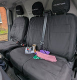 'Custom' Embroidery Ford Transit Custom 2013-2023 & 2023+ Compatible Seat Covers