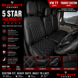 'Heavy Duty Covers' Ford Transit Custom2024+ Leatherette Seat Covers