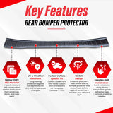 Rear Bumper Protector Ford Transit Custom 2023+