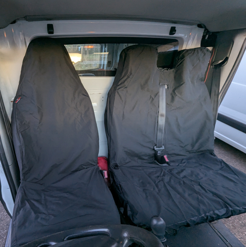 Ford Transit Custom 2013-2023 Compatible Seat Covers Universal Fit by Heavy Duty Covers
