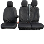 Ford Transit Custom 2013-2023 Compatible Seat Covers Tailored by Heavy Duty Covers