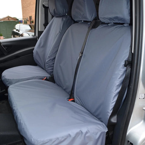 TAILORED RANGE - TO FIT MERCEDES VITO 2015+ WATERPROOF SEAT COVERS - PSC