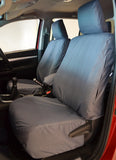 Custom Fit Waterproof Seat Covers to fit Toyota Hilux Active 2016 Onwards