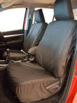 Custom Fit Waterproof Seat Covers to fit Toyota Hilux Active 2016 Onwards