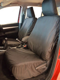 Custom Fit Waterproof Seat Covers to fit Toyota Hilux Active 2016 Onwards