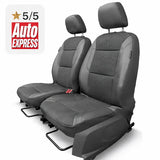 Car Seat Covers Leatherette & Memory Foam Front Pair
