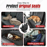 Car & Van Seat Covers Leather Style Front Pair