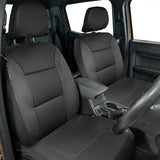 Car Seat Covers Leatherette & Memory Foam Front Pair