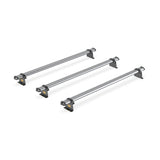 Van Guard Roof Bars to fit the Ford Transit Custom 2013 - 2023  3x ULTI Bar Trade (Steel) L1, L2 H1 (Low Roof)