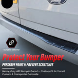Rear Bumper Protector Ford Transit Custom 2023+