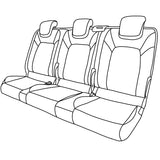 'PSC' Ford Custom Kombi / Tourneo Seat Covers 2023+ | Waterproof Tailored Fit