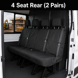 'Heavy Duty Covers' Ford Transit Van/Tipper Mk8 2013+ Compatible Seat Covers Tailored