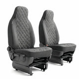 Car & Van Seat Covers Leather Style Front Pair
