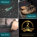 Bespoke Waterproof Seat Covers to fit - VW Amarok - Town & Country