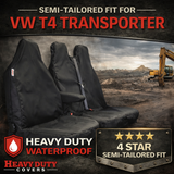 'Heavy Duty Covers' Universal Fit VW T4 Transporter Compatible Seat Covers