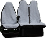 //Fluffy Waterproof Seat Covers to fit Ford Transit Custom 2023 Onwards//