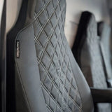 Car & Van Seat Covers Leather Style Front Pair