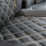 Car & Van Seat Covers Leather Style Front Pair