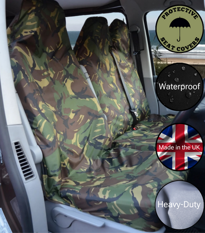 'PSC' VW T7 Transporter Compatible Seat Covers 2024+ Camo Print. Universal Fit