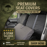 'PSC' VW T6 Transporter Compatible Waterproof Seat Covers