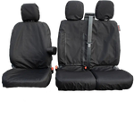 Ford Transit Custom 2013-2023 Compatible Seat Covers Tailored by Heavy Duty Covers