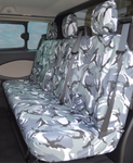 Ford Transit Custom 2013-2023 Compatible Seat Covers Tailored by HDC Waterproof