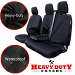'Heavy Duty Covers' Ford Transit Custom 2013-2023 Compatible Seat Covers Tailored