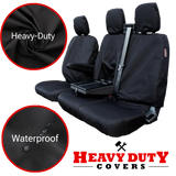 'Heavy Duty Covers' Ford Transit Custom 2013-2023 Compatible Seat Covers Tailored