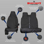 Vauxhall Movano Compatible Seat Covers Universal Fit - One Piece