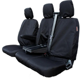 Ford Transit Custom 2013-2023 Compatible Seat Covers Tailored by Heavy Duty Covers