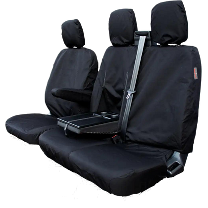 Ford Transit Custom 2013-2023 Compatible Seat Covers Tailored by Heavy Duty Covers