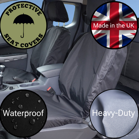 'PSC' Ford Ranger Compatible Waterproof Seat Covers 2012-2022 Tailored