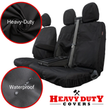 'Heavy Duty Covers' Ford Transit Custom 2023+ Compatible Seat Covers Tailored