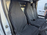 Ford Transit Custom 2013-2023 Compatible Seat Covers Universal Fit by Heavy Duty Covers