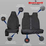 'Heavy Duty Covers' Universal Fit Ford Transit Custom 2013-2023 Compatible Seat Covers