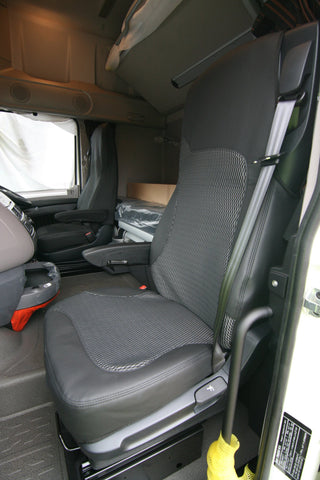 DAF XF - Euro 6 - Premium Leatherette Seat Covers - Driver / Single Passenger