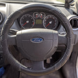 //STEERING WHEEL COVER designed to fit the Ford Transit Custom 2013-2023//