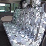 Ford Transit Custom 2013-2023 Compatible Seat Covers Camo Print by HDC
