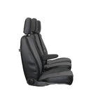 //Custom to Fit Ford Transit CUSTOM 2013-2023 Seat Covers LUXURY LEATHERETTE Town & Country//