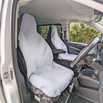 //Fluffy Waterproof Seat Covers to fit Ford Transit Custom 2013-2023//