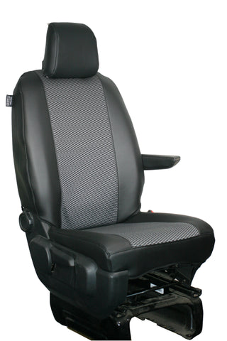 Toyota Proace Compatible Leatherette Seat Covers - 2016 Onwards - Seat Covers Tailored by Town & Country