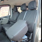CUSTOM TAILORED COVERS - by PSC - RENAULT TRAFIC 2014 Onwards Seat Covers
