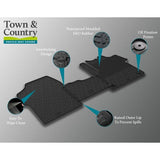 // RUBBER MATS // TO FIT PEUGEOT BOXER 2006 ON  // TOWN & COUNTRY //